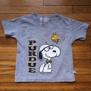 Third Street: "Purdue" Snoopy and Woodstock t-shirt
